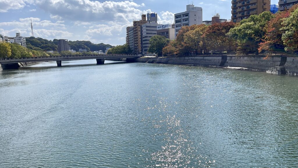 お散歩も楽しい広島市内
